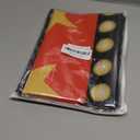 2 Pcs 13 x 72 Inch Movie Night Table Runner with Gold Star Design - Red Carpet Decoration for Birthday Party Suppliesred