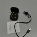 Smart Health Ring for Women Men,Fitness Rings Tracker with Blood Pressure Monitor Heart Rate Blood Oxygen Sleep Monitor IP68 Waterproof Step Counter Calorie Tracker Health Rings for Android iOS Phones (9, Gold)