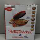 Betty Crocker Countertop Pizza Maker, 1440-Watt Pizza Maker Machine for Home, BC-2958CR (Full Size, Red)