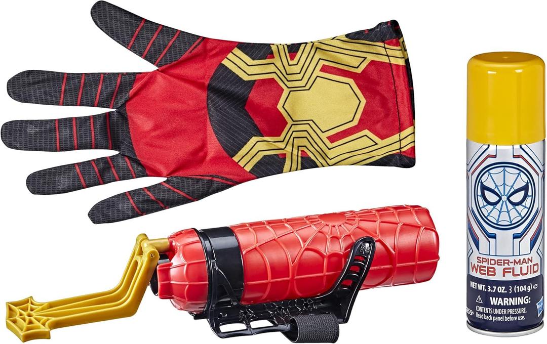 Marvel Spider-Man Super Web Slinger, 2-in-1 Shoots Webs or Water, Spider-Man Web Shooter Toy, Role-Play Toys, Spider-Man Toys for 5 Year Old Boys and Girls and Up