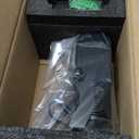 LED Logo GOBO Projector with DJ Effect Light Including Free Custom Glass GOBO to Project Image for Hotel Company Store Wedding Advertising Indoor Use (Black)