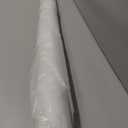 Hoffmaster 114000 Plastic Table cover Roll, 300' Length x 40" Width, White (3600" x 480" (Rectangular))