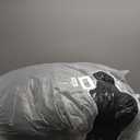 Headboard Pillow King, Triangle Pillows for Headboard, Head Board Backrest Wedge Pillow for Reading Sitting Working, Daybed Pillows with Removable Cover for Bed Dorm Sofa, Black