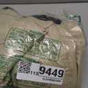 RICHIE Outdoor Patio Furniture Cover - Heavy Duty Waterproof 600D Tough Canvas Protector for Rectangular Table Cover, All-Season Dining Table and Chair Covers (84L x 44W x 28H Inch) Beige & Brown