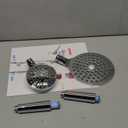 MakeFit Dual Filtered Rain Shower Head Combo, Handheld Shower Head with Adjustable Bar - Rainfall Shower Head And Showerhead with Filter for Hard Water - Removes Chlorine (Premium Chrome)