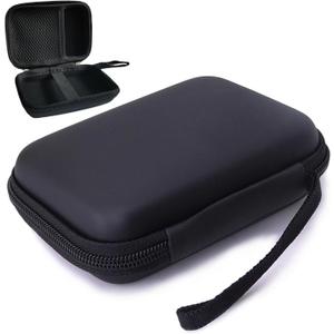GPS Case Hard Carrying Case Protective Case Zipper Bag Compatible with Garmin Edge Explore 2 Garmin Edge 1050 1040 1030 Plus 840 830 820 540 530 Cables and Varia RTL515 Radar (Black)