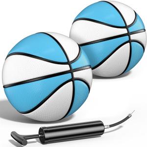 2 Pack Pool Basketball - Choose Between Size 3 and Size 6, Waterproof Ball with Anti-Slip Grip, Sturdy for Swimming Pool Basketball Hoops & Games