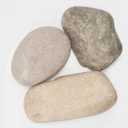 40 LBS Natural Large River Stones 4-7 Inch Pebbles for Water Features, Aquascaping, and Garden Pathways. Ideal for Enhancing Outdoor Landscaping and Creating Beautiful Natural Designs