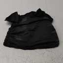 CSDAJIO Ruched Tube Tops for Women Double Lined Strapless Shirt Going Out Bubble Hem Ruffle Bandeau Top (Medium, Black)