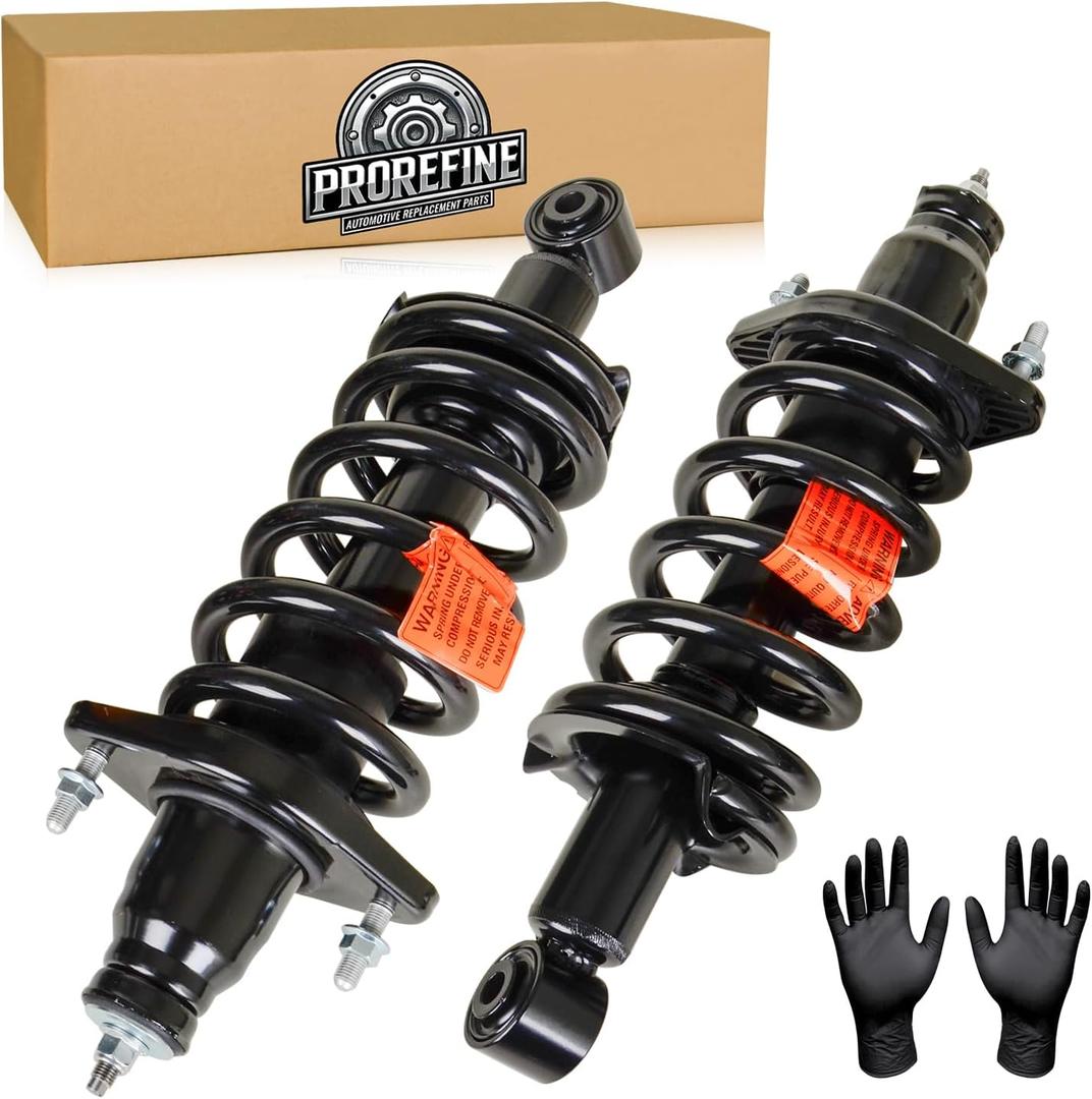 Upgraded Rear Strut Shock Assembly w/Coil Spring Compatible with Honda CR-V 2007-2011 (2.4L 4WD AWD FWD) Replace 1345688L 1345688R