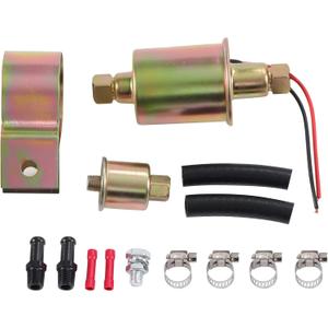 JDMSPEED New Universal Electric Fuel Pump For Gas Diesel Marine Carbureted E8016S