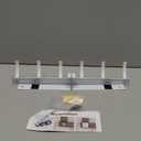 Over The Door Hooks, Metal Door Hooks for Hanging,Door Purse Organizer for Door Coat Hanger, Back of Shower for Hanging Towel Rack Clothes, Hat, Bathroom Bathroom Dorm Bedroom Closet (White-2Packs)