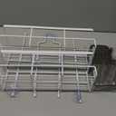 Angoily Toilet Storage Rack Bathroom Organizer Tissue Holder No Drill Needed Space-Saving Shelf