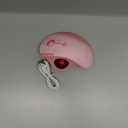 seenda Wireless Trackball Mouse, Ergonomic Bluetooth Rollerball Mouse Rechargeable, 3 Device Connection Optical Mice Adjustable DPI Thumb Control Mice Compatible for PC/Laptop/Windows/Mac - Pink