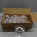 6 Pieces Martini Glasses 10.5oz Plasitc Ribbed Coupe Glasses Champagne Shatterproof Acrylic Vintage Cocktail Glassware Margarita Wine Glasses Disposable Cups for Parties Wedding Anniversary Bar Clear