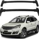 SCITOO Roof Rack Cross Bars Fit for Chevrolet for Traverse 2009-2017, Cargo Carrier Kayak Rooftop Luggage Rack