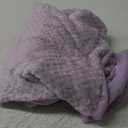 Fuzzy Blanket or Fluffy Blanket for Baby, Soft Warm Cozy Coral Fleece Toddler, Infant or Newborn Receiving Blanket for Crib, Stroller, Travel, Decorative (28Wx40L, XS-Lavender) (28Wx40L, Lavender)