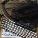 Uross Large Catch Net - Anmial Net for Cat, Dog, Chicken, Goose, Ducks, Bird, Butterfly with Heavy-Duty Handle Adjustable to 5 Lengths(36"-99" Handle with 20" Net Opening)