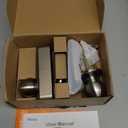 Veise Keypad Door Knob Lock, Keyless Entry Digital Lock with Handle, Electronic Smart Knob for Front Door & Bedroom, Easy Install, Auto Lock, Passage Mode, Anti-Peeping Password, Satin Nickel