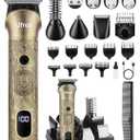 Ufree Beard Trimmer for Men, Electric Razor Shaver, Cordless Hair Clipper Shaving Kit for Mustache Body Nose Ear Hair Facial, Adjustable Beard Grooming Kit Birthday Gifts for Men