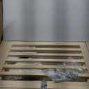 8 Panels Dog Playpen with Door, 23.6" H Pet Playpen Indoor, Clear Acrylic Puppy Playpens, Wooden Puppy Fence with Gate, Transparent Dog Pens, Pet Pen Indoor for Dogs, Cats, Rabbit, Small and Medium