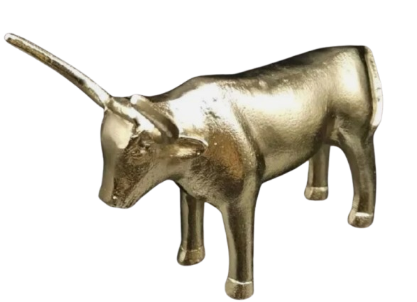 HD 9inch Aluminum Bull Gold