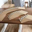 Letter Size Clipboards with Low Profile Clip (Set of 10) - Wood Clipboards Bulk 10 Pack, Heavy Duty Clipboard, Back to School Teacher Classroom Supplies, School Supplies for College Students