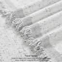 Hokway Chenille Couch Covers Washable for Dogs, Non-Slip Pet Sofa Cover Furniture Protector, Reversible Sofa Slipcovers with Tassels(Light Grey,71x150inch)