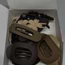 12 Pack Flat Hair Clips for Women-3 Styles Matte Neutral Flat Claw Clips, Black, Blonde,Light Brown & Dark Brown, French Duckbill Styling Accessories (Matte Neutral-5)