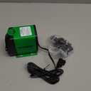 VIVOSUN 800GPH Submersible Pump(3000L/H, 24W), Ultra Quiet Water Fountain Pump with 10ft. High Lift with 6.5ft. Power Cord, 3 Nozzles for Fish Tank, Pond, Aquarium, Statuary, Hydroponics Green