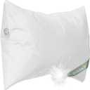 East Coast Bedding - Queen Size - Pack of 1- Medium Luxury Hotel Pillow - 100% European Goose Down 800FP - Featherless for Comfortable Sleep