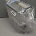 rejomiik Small Bathroom Trash Can with Lid 2.6 Gallon Step Trash Can Slim Garbage Can with Soft-Close Waste Bin for Bathroom, Bedroom, Office, Dorm, RV, Off-White