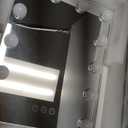 Vanity Makeup Mirror with Lights,3 Color Lighting Modes Detachable 10X Magnification Mirror Touch Control,360Rotation, White (14.6Inch)