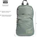 adidas Essentials Sling Small Crossbody Bag for Women and Men (5L), Silver Green/Gilver/2.0, One Size