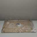 27.5 in. x 15.5 in. Centre Drain Sink Protector with Supersoft Silicone Feet in 304 Grade Stainless Steel