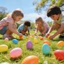 24Pack Easter Eggs with Glow in The Dark Mini Dinosaur Easter Basket Stuffers Party Supplies Outdoot Hunting