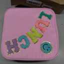 PainZieteg Pink Lunch Box for Girl with 10oz Thermo 6 Compartment Bento Set
