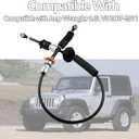 Transfer Case Shift Cable Compatible with Jeep Wrangler JK 3.8L V6 2007-2011 replace 905-620 52060462AG Transmission Drive Linkage Shift Cable