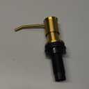 Soap Dispenser for Kitchen Sink, Brushed Gold Built in Soap Dispensers, Stainless Steel Sink Soap Dispenser or Lotion Dispenser Pump with 47" Extension Tube Kit, Upgraded Metal Check Valve