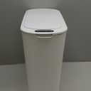 TIPGO 5 Gallon Motion Senor Bathroom Trash Can with Lid, Automatic Garbage Can Touchless, Smart Plastic Waste Basket for Narrow Spaces, Bathroom, Office, Bedroom, Living Room (White)