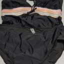 Women Tummy Control Tankini Swimsuit - Halter Swimsuit Two Piece Bathing Suit Color Block 2025 Swimwear (X-Large, Black)