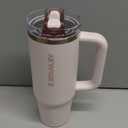 STANLEY Quencher ProTour Flip Straw Tumbler with Leakproof Lid | Built-In Straw & Handle | Cupholder Compatible for Travel | Insulated Stainless Steel Cup | BPA-Free (30 Ounces, Rose Quartz)