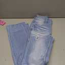 Flamingals Distressed Bootcut Jeans for Women Low Rise Jeans Ripped Flare Jeans Denim Pants XS
