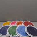 7" Large Ink Pads for Kids - Handprint Footprint Size Rainbow Stamps Pad, Safe & Washable Ink Pad for Fingerprint Painting Card Making Stamp Crafting, Kids Birthday Gifts and Classroom Must Haves