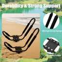 2 Pairs Kayak Roof Rack J-Bar Carrier Holder Car Top Mount Racks for Canoe, SUV, Cars, Truck, Surf Ski, for Trip