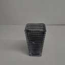 MCMCNCUIU Crystal Vase, Large Crystal Vases for Flowers, Black Large Flower Vase, Modern Glass Vases for Living Room, Bedroom, Kitchen, Dining Table, Mantle, Wedding, 9 Inches