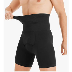 TAILONG Mens Shapewear Tummy Control Underwear Compression Shorts Slimming Body Shaper Leg Boxer Briefs 3XL