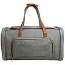 Mr. Peanut's Big Apple XL Double Expandable Pet Carrier (Platinum Gray)