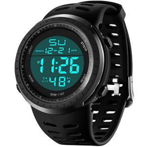 LYMFHCH Men's Digital Watch, Sports Waterproof Military Watches for Men LED Casual Stopwatch Alarm Tactical Army Watch