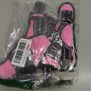 BARKBAY No Pull Pet Harness Dog Harness Adjustable Outdoor Pet Vest 3M Reflective Oxford Material Vest for PINK Dogs Easy Control for Large Dogs (L)